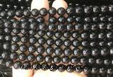 COBS19 15 inches 7mm round black coral beads wholesale COBS19 15 inches 7mm round black coral beads wholesale