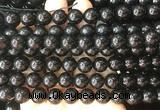 COBS21 15 inches 9mm round black coral beads wholesale COBS21 15 inches 9mm round black coral beads wholesale