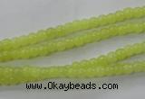 COJ101 15.5 inches 4mm round olive jade beads wholesale