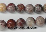 COJ204 15.5 inches 10mm round blood stone beads wholesale