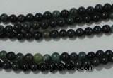 COJ300 15.5 inches 4mm round Indian bloodstone beads wholesale