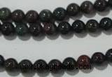 COJ301 15.5 inches 6mm round Indian bloodstone beads wholesale