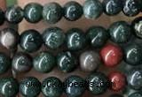 COJ330 15.5 inches 4mm round Indian bloodstone beads wholesale