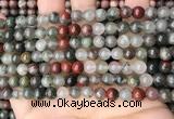 COJ481 15.5 inches 6mm round blood jasper beads wholesale