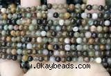 COJ490 15.5 inches 4mm round ocean jade beads wholesale