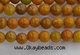 COJ600 15.5 inches 4mm round orpiment jasper beads wholesale