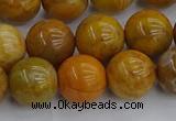 COJ603 15.5 inches 10mm round orpiment jasper beads wholesale