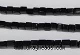 CON30 15.5 inches 4*4mm cube black onyx gemstone beads