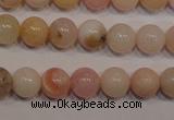 COP1002 15.5 inches 6mm round natural pink opal gemstone beads