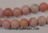 COP1004 15.5 inches 10mm round natural pink opal gemstone beads