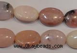 COP1024 15.5 inches 13*18mm oval natural pink opal gemstone beads