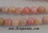 COP1061 15.5 inches 8mm round natural pink opal gemstone beads