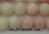 COP1227 15.5 inches 8mm round Chinese pink opal beads wholesale