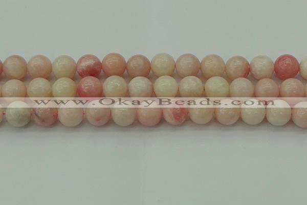 COP1229 15.5 inches 12mm round Chinese pink opal beads wholesale