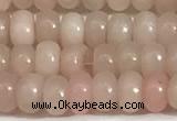 COP1236 15.5 inches 2.5*4mm rondelle Chinese pink opal beads