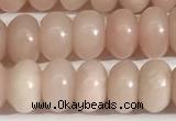 COP1238 15.5 inches 5*8mm rondelle Chinese pink opal beads