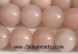 COP1243 15.5 inches 10mm round Chinese pink opal beads