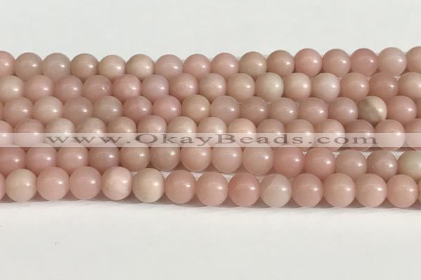 COP1243 15.5 inches 10mm round Chinese pink opal beads