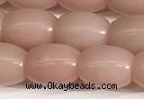 COP1245 15.5 inches 8*10mm rice Chinese pink opal beads