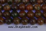 COP1361 15.5 inches 6mm round African green opal beads wholesale