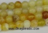 COP1426 15.5 inches 6mm round yellow opal beads wholesale