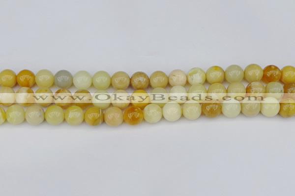 COP1428 15.5 inches 10mm round yellow opal beads wholesale