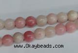 COP152 15.5 inches 8mm round pink opal gemstone beads wholesale