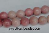 COP154 15.5 inches 12mm round pink opal gemstone beads wholesale