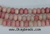 COP158 15.5 inches 4*6mm rondelle pink opal gemstone beads wholesale