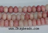 COP159 15.5 inches 5*8mm rondelle pink opal gemstone beads wholesale