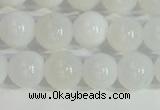 COP1615 15.5 inches 6mm round white opal gemstone beads