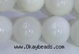 COP1619 15.5 inches 14mm round white opal gemstone beads