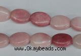 COP167 15.5 inches 15*20mm oval pink opal gemstone beads wholesale