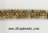 COP1670 15.5 inches 6mm round yellow opal gemstone beads