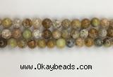 COP1672 15.5 inches 10mm round yellow opal gemstone beads