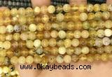 COP1759 15.5 inches 6mm round yellow opal beads wholesale