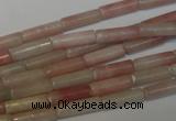 COP178 15.5 inches 4*13mm tube pink opal gemstone beads wholesale