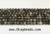 COP1801 15.5 inches 6mm round grey opal beads wholesale