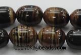 COP227 15.5 inches 15*20mm egg-shaped natural brown opal gemstone beads