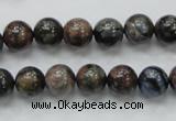 COP266 15.5 inches 10mm round natural grey opal gemstone beads