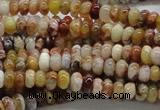 COP302 15.5 inches 3*6mm rondelle brandy opal gemstone beads wholesale