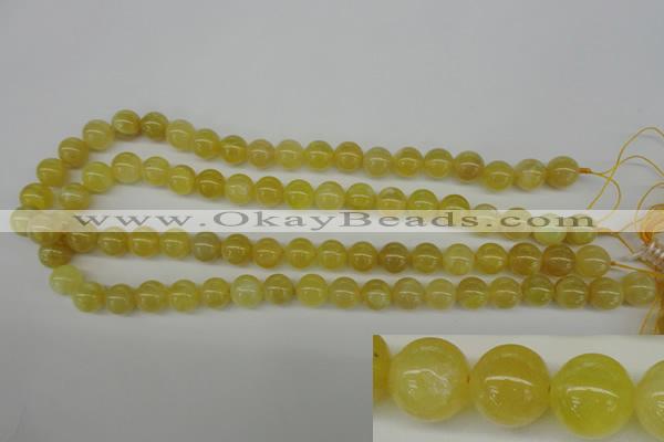 COP333 15.5 inches 10mm round yellow opal gemstone beads wholesale