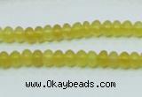 COP350 15.5 inches 4*6mm rondelle yellow opal gemstone beads wholesale