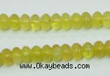 COP351 15.5 inches 5*8mm rondelle yellow opal gemstone beads wholesale