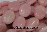 COP420 15.5 inches 18*25mm oval Chinese pink opal gemstone beads