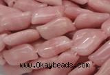 COP421 15.5 inches 10*12mm marquise Chinese pink opal gemstone beads