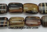 COP432 15.5 inches 13*18mm rectangle natural brown opal gemstone beads