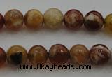 COP509 15.5 inches 6mm round natural red opal gemstone beads