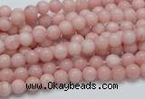 COP51 15.5 inches 5mm round natural pink opal gemstone beads