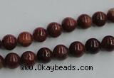 COP511 15.5 inches 8mm round red opal gemstone beads wholesale